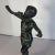 Figurative Maitland Smith Bronze Figure Playing Horn For Sale - Image 3 of 7