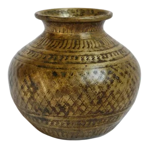 Small Vintage Bronze Nepal Ritual Vase