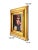 Original Oil Portrait Painting, Desert Princess in Ornate Gold Frame, 16.5"h For Sale - Image 4 of 4
