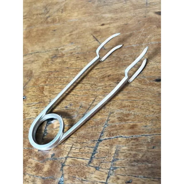 Cartier Vintage Mid Century Cartier Sterling Silver Ice Tongs For Sale - Image 4 of 7