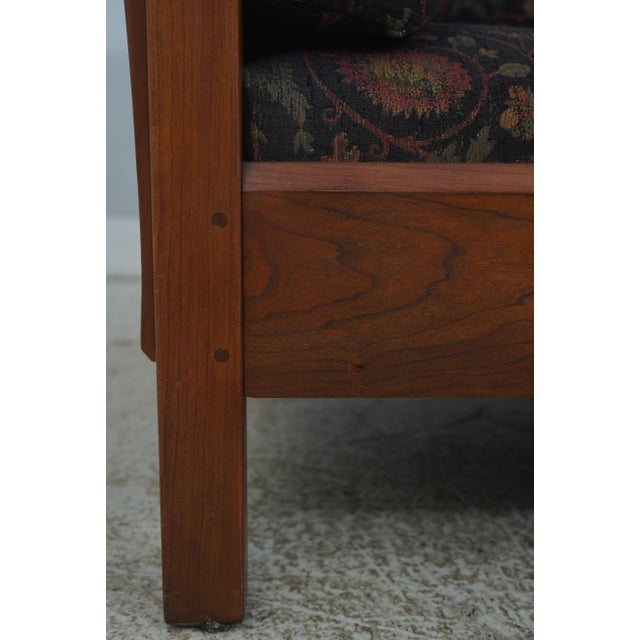 Stickley Arts & Crafts Cherry Mission Style Sofa For Sale - Image 10 of 18