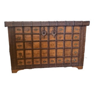 Vintage Indian Storage Chest For Sale