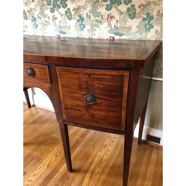 Brown Late 19th Century English Sideboard Console / Dining Room Server For Sale - Image 8 of 11