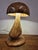 Handcrafted Oak Mushroom Table Lamp, 2010s For Sale - Image 10 of 18