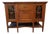 English Mahogany Display Buffet, 1920s For Sale