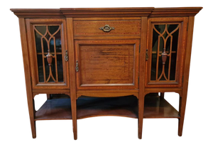 English Mahogany Display Buffet, 1920s