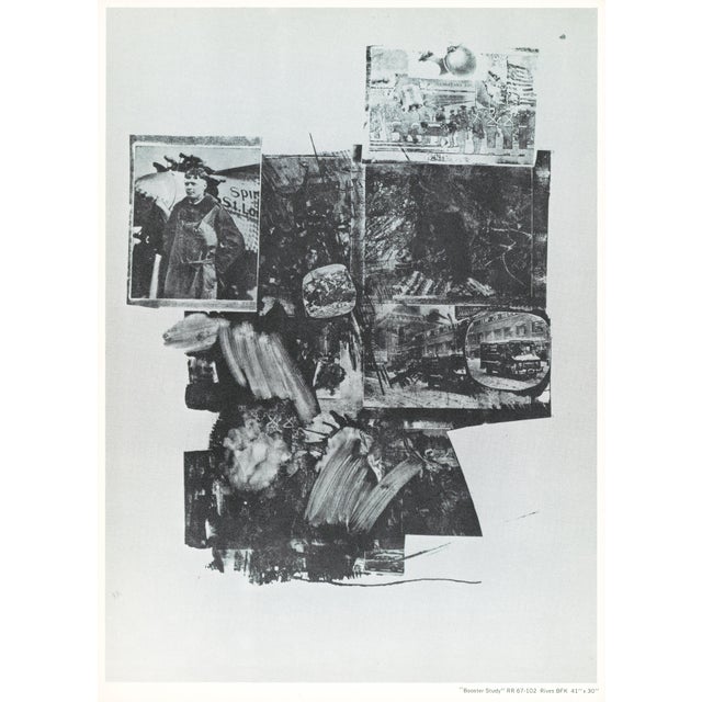 Gray 1960s Robert Rauschenberg "Booster and 7 Studies" Gemini g.e.l. Prospectus and Reception Invitation For Sale - Image 8 of 12