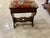 Victorian Antique Carved Walnut Slipper Vanity Ottoman Bench Flip Top Storage Sewing For Sale In South Bend - Image 6 of 11