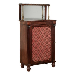 Antique English Regency Rosewood Ciffonier or Cabinet For Sale