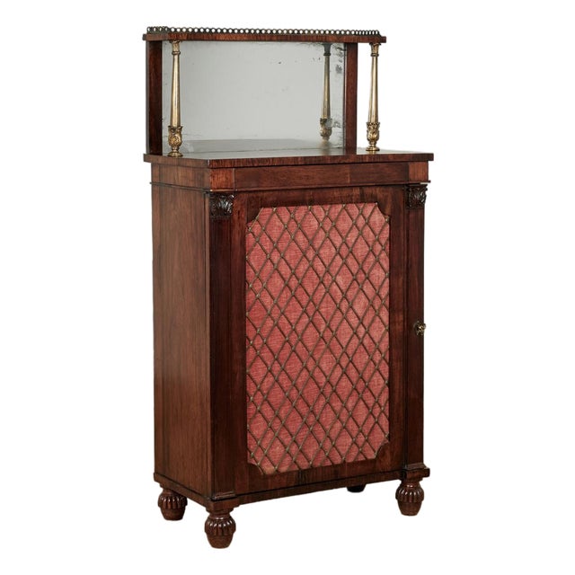 Antique English Regency Rosewood Ciffonier or Cabinet For Sale