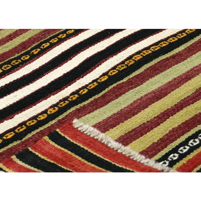 1950s Turkish Kilim Rug For Sale - Image 4 of 6