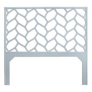 Silas Headboard Queen - Light Blue For Sale