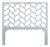 Silas Headboard Queen - Light Blue For Sale