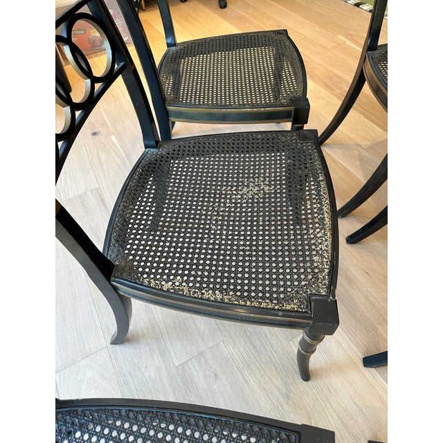 Late 20th Century Baker "Governor Alston" Historic Charleston Collection Dining Chairs For Sale - Image 10 of 11