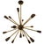 Metal Bespoke Brass and Copper Sputnik Chandelier With 14 Arms For Sale - Image 7 of 7