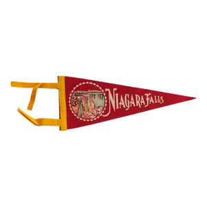 Vintage Niagara Falls Felt Flag