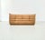 French 3-Seater Togo Sofa in Camel Leather attributed to Michel Ducaroy for Ligne Roset For Sale - Image 11 of 13