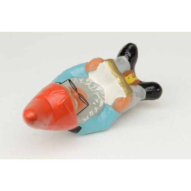 Terracotta Garden Gnome by Clemens Spang, 1960s For Sale - Image 9 of 11