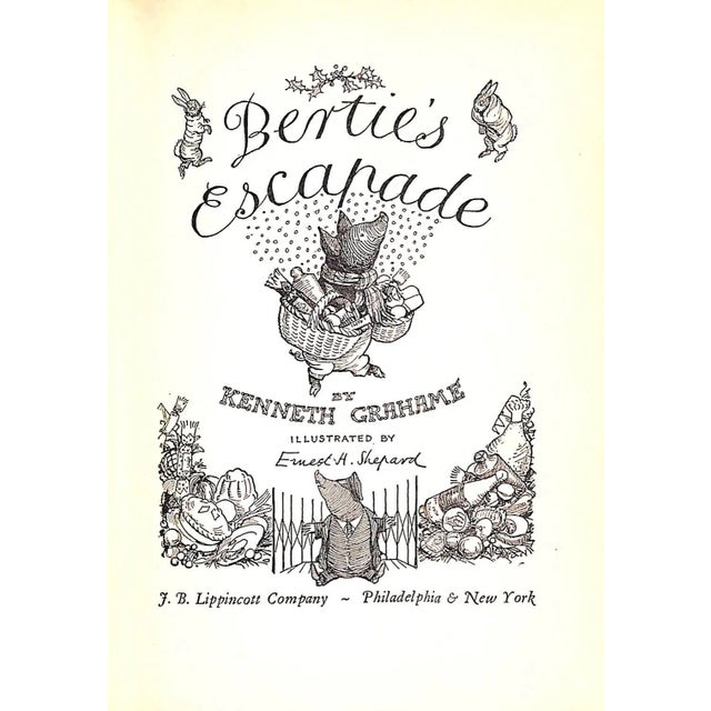 Traditional "Bertie's Escapade" 1949 Grahame, Kenneth For Sale - Image 3 of 11