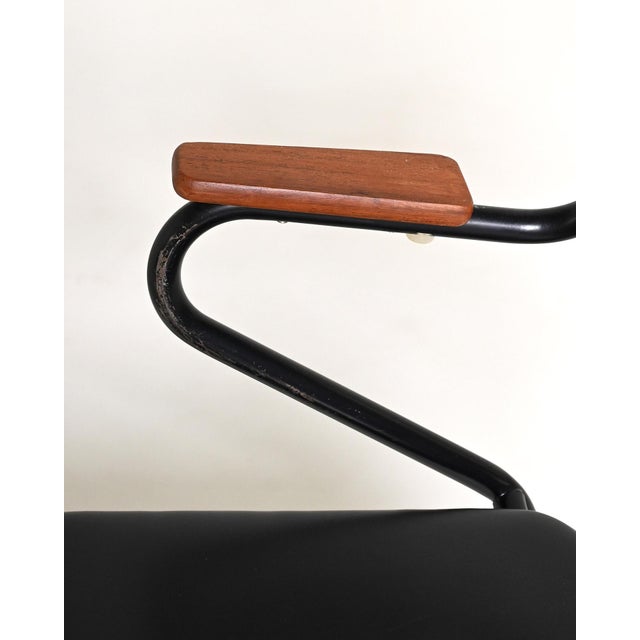 Metal Vintage Scandinavian Teak Chair, 1950s For Sale - Image 7 of 11