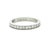 Contemporary James Allen Platinum Pave Diamond Wedding Band 0.42ct 4.48g, Size 6.25 For Sale - Image 3 of 7