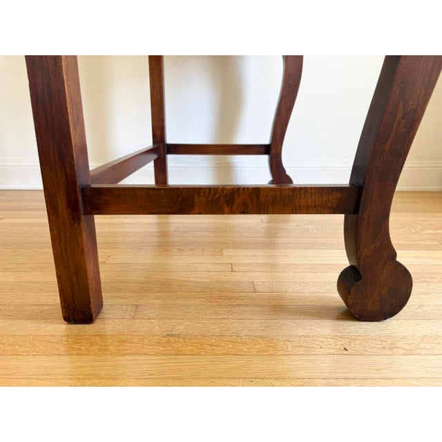 Brown 1940s Dressing Table or Console For Sale - Image 8 of 18