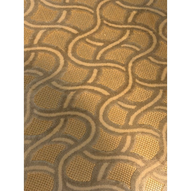 Dixie & Grace Shield‑Back Occasional Chair – Gilt Accents & Custom Upholstery For Sale In Chicago - Image 6 of 9