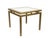 Italian Coffee Table in White Marble and Brass, 1970s For Sale - Image 10 of 10