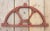 Antique Gothic Half-Round Cast Iron Window Frame For Sale - Image 4 of 4