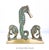 Vintage Brass Seahorse Trio Bookends with Patina, c. 1940-1950 These magnificent bookends are made from solid lacquered...