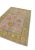 Pink Handwoven Turkish Oushak Rug 6' X 8'10" For Sale - Image 4 of 5