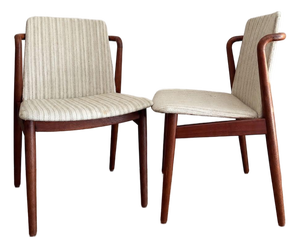 Pair of Danish Modern Lounge Chairs Attributed to Hans Olsen, Denmark, Circa 1960