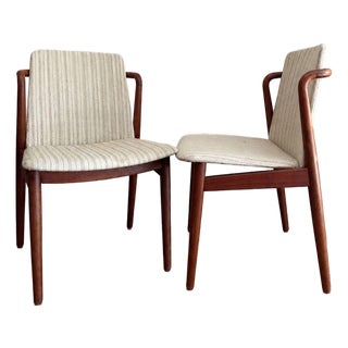 Pair of Danish Modern Lounge Chairs Attributed to Hans Olsen, Denmark, Circa 1960s For Sale