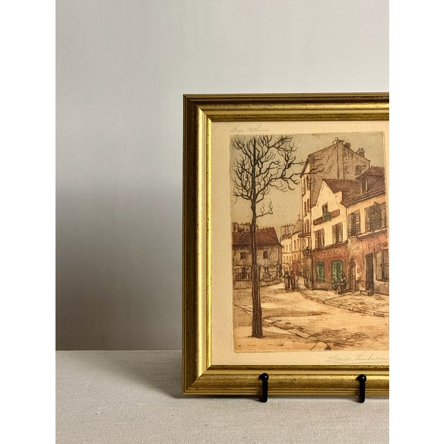 Vintage Framed French Still Life Print, Signed For Sale - Image 4 of 6