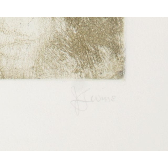Printmaking Materials 1967 “Lotte Lenya” Softground Etching by Jack Levine For Sale - Image 7 of 8
