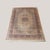 Large Vintage Persian Floral Area Rug in Ivory and Navy, 1950s, in Good conditions. Designed 1950 to 1959