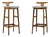 Danish Modern Teak Bar Stools by Dyrlund, Denmark, 1960s, Set of 2 For Sale