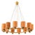 Scandinavian Modern Ceiling Lamp in Brass and Cane by Hans Bergström, 1940s For Sale - Image 13 of 13