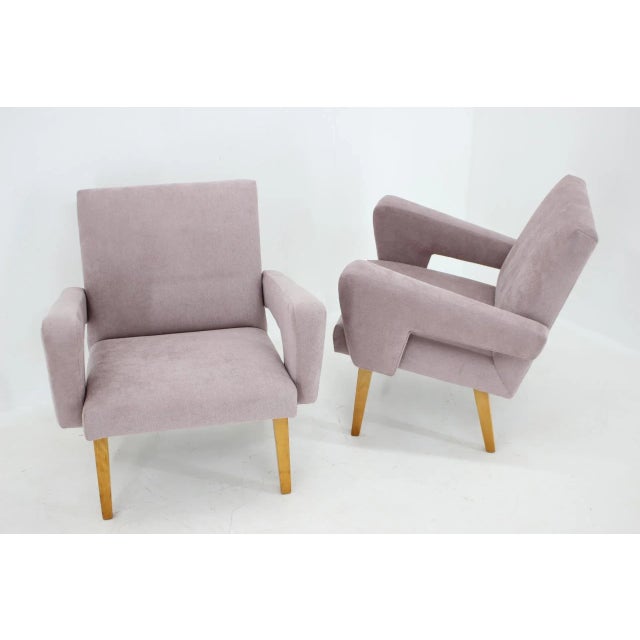 Set of Armchairs, Czechoslovakia, 1960s For Sale - Image 6 of 8
