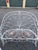 Art Deco Vintage Salterini Wrought Iron Outdoor Patio Furniture, 3 Pieces For Sale - Image 3 of 11