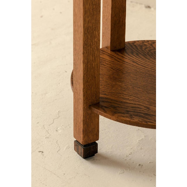 Wood Dutch Amsterdamse School Side Table, 1930s For Sale - Image 7 of 10
