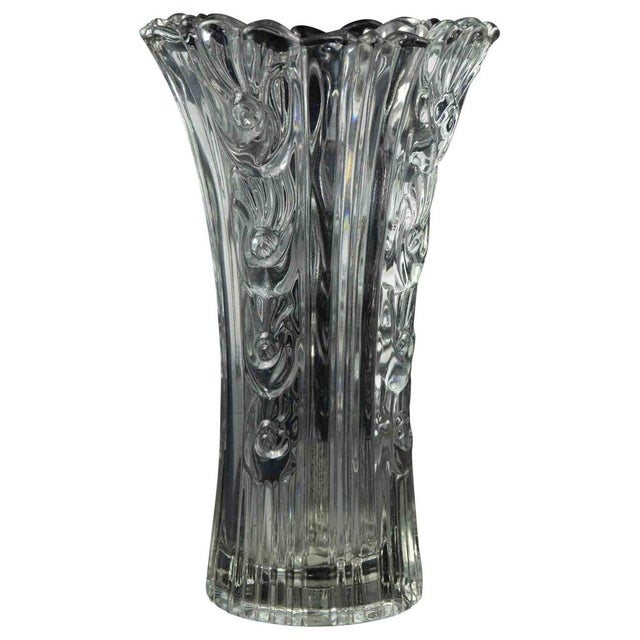 1970s Vintage Clear Art Glass Vase, Italy, 1970s For Sale - Image 5 of 5