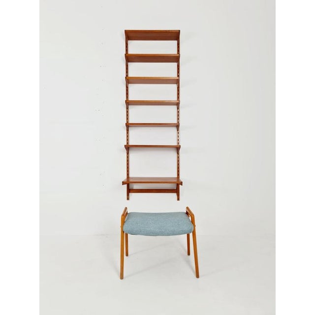 Danish Modern Modular Teak Shelving System by Kai Kristansen for Fh Möbel, Denmark, 1960s For Sale - Image 10 of 11