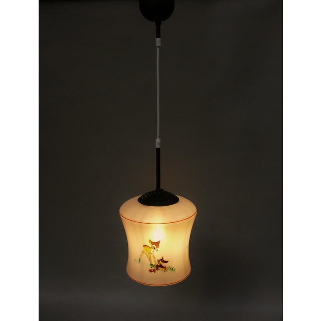 Metal Vintage German Pendant Light from Doria Leuchten, 1950s For Sale - Image 7 of 18