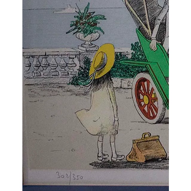 Contemporary 1960s Denis Paul Noyer Signed & No. By Artist, Lithograph 305/350/ Hotel Bellevue For Sale - Image 3 of 12