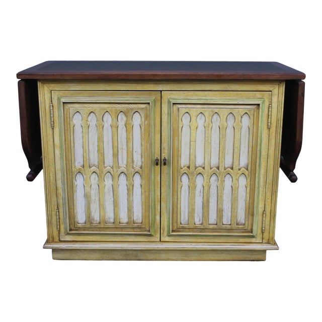 1960's Vintage Rolling Dry Bar/ Server For Sale