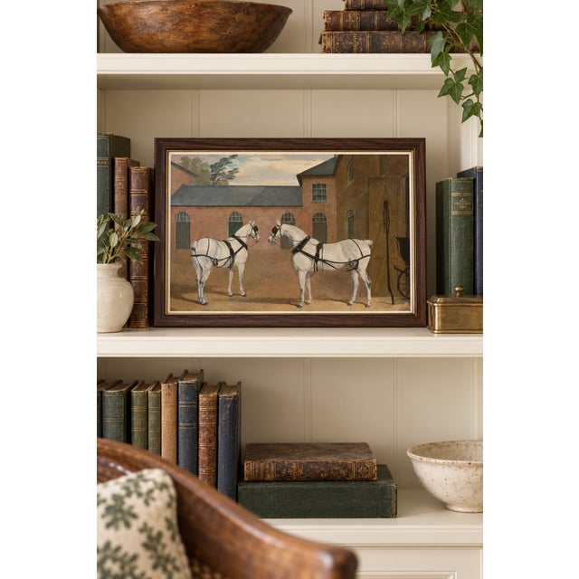 Bunny Williams Home 1838 Vintage English Equestrian Art Print by John Frederick Herring - 12" X 8" For Sale - Image 4 of 8