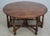 English Vintage English Oak Gate Leg Drop Leaf Dining Table For Sale - Image 3 of 17