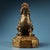 Chinoiserie Solid Bronze Gilded Pi Yao Sculpture, Seated Fortune Beast on Bagua Octagonal Base, Chinoiserie Wealth Guardian Statue For Sale - Image 3 of 10
