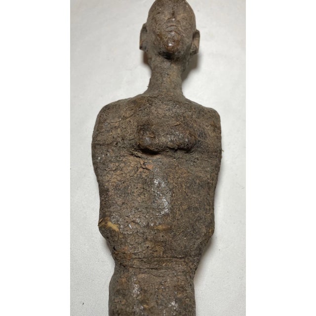 Antique 1800's African Tanzania Zigua Wrapped Ceremonial Fetish Doll Figure For Sale - Image 9 of 14